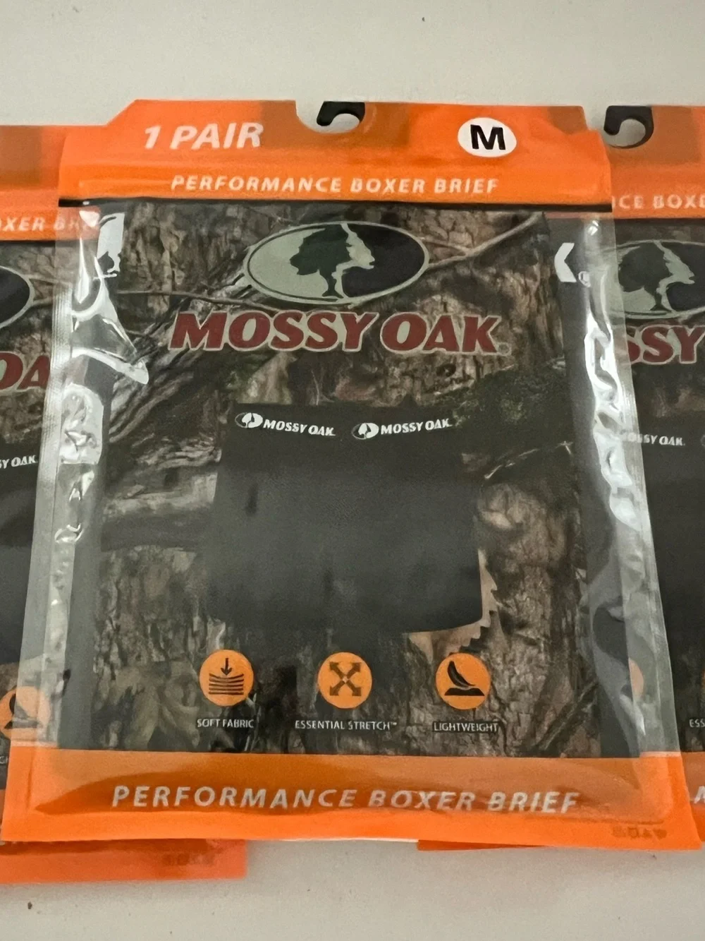 NWT Mossy Oak Performance Boxer Briefs Men’s Medium Camo 3 Pair Bundle